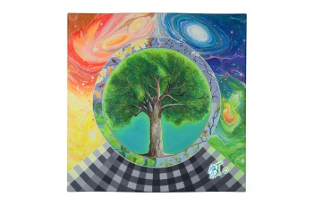 Tree of Life- 150 x 150 cm, 59.09 x 59.05 ins