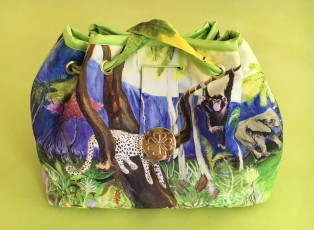 “Living Together“ Bag Monkey/Elephant