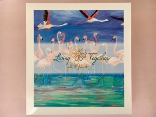 “Living Together“ Cushion Cover FLAMINGOS 40 x 80 cm