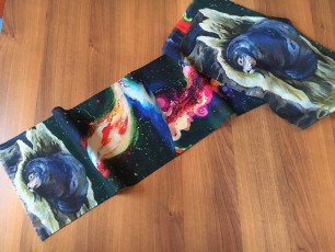 Magical Milky Way Wool Scarf