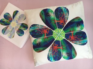 “Elements of Luck“ Cushion Cover Water 50 x 50 cm
