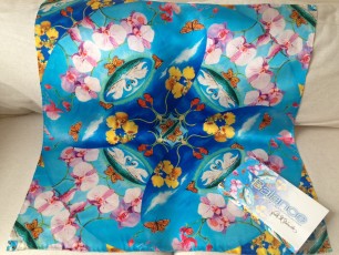 Orchid Silk Scarf Collection Balance